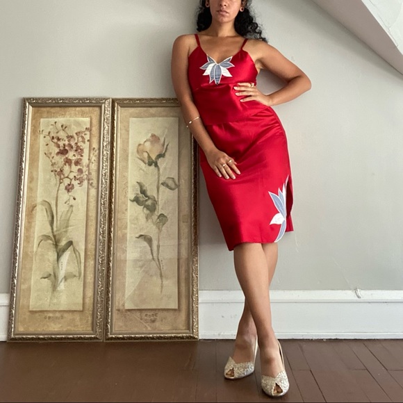 🌹 Natori, Vintage Nelumbo Nucifera Slip Set - Picture 2 of 16